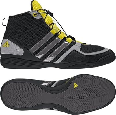 black and yellow boxing shoes