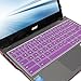 GMYLE Plum Purple 3 in 1 Rubberized Hard Case Cover for Acer Chromebook C720 C720P C740 - Silicon Keyboard Protector and Clear LCD Screen Protector (Not Fit for Acer Chromebook CB3-111 Series)