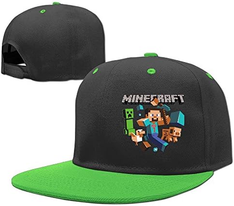 NCKG Mine Story Mode Craft Fans Teenage Baseball-caps Mesh Back, KellyGreen