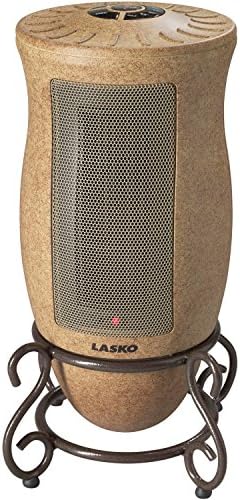 Designer Series Automatic Overheat Protection Oscillating Brown Ceramic Heater