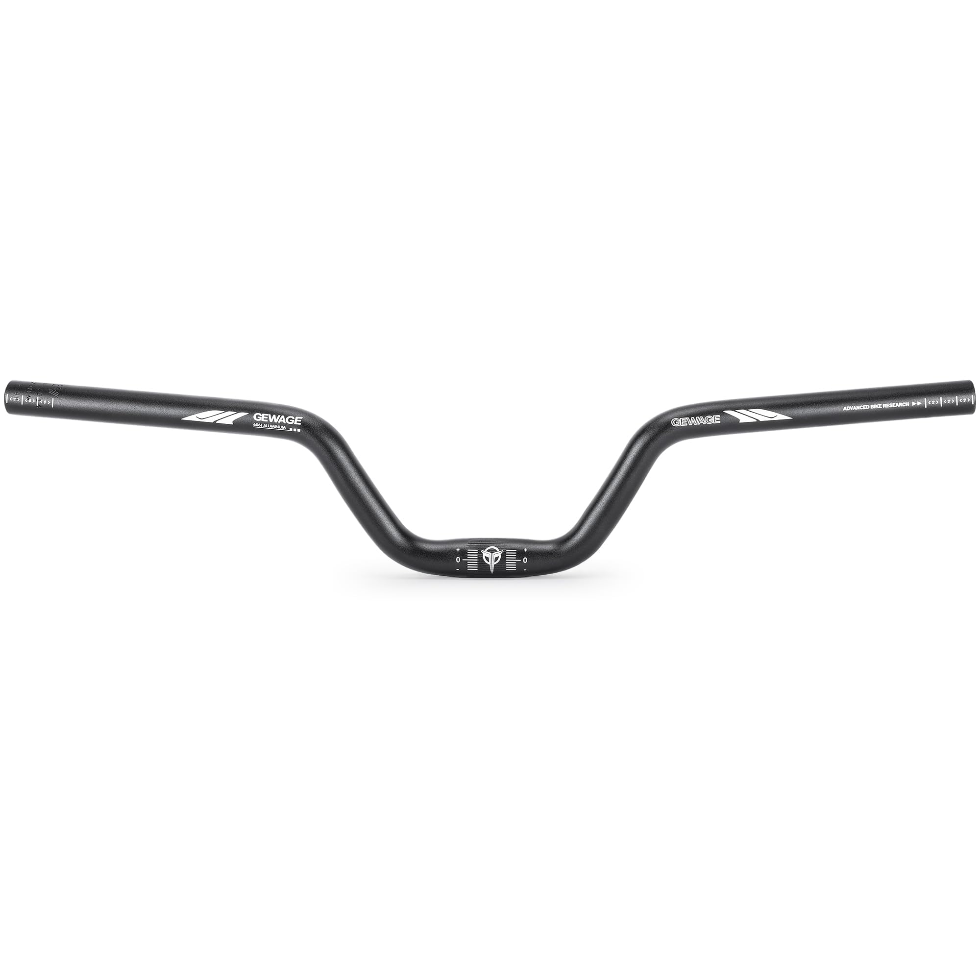 GEWAGE 25.4mm Bicycle Handlebar - 30mm, 50mm, 70mm, 90mm, 120mm Riser Handlebar - 620mm Mountain Bike Bicycle Handlebar Made of Aluminium Alloy