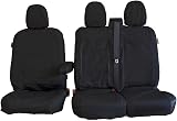 Heavy Duty Covers Front Seat Set Ford Transit Custom 2024+ VW T7 Transporter view 7
