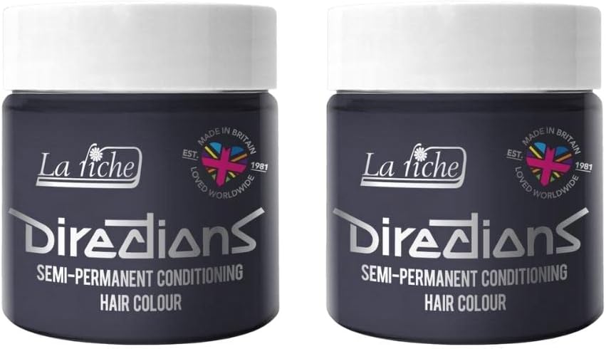 La Riche Directions Stormy Grey 2x 100ml Semi-Permanent Hair Color Tub