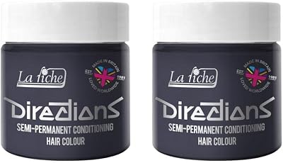 La Riche Directions Stormy Grey 2x 100ml Semi-Permanent Hair Color Tub