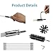20ft Dryer Vent Cleaner Kit - NO STUCK No Loose Dryer Duct Cleaning Kit with Flexible Nylon Rods Extend Plus 23.5 inch Flexible Wire Shaft Brush