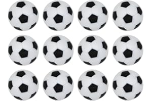 BQSPT 36mm Foosball Balls Foose Balls Table Soccer Game Replacement Foosballs 12pcs,Foosball Balls Official 36mm Mini Table F