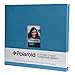 Polaroid 8”x8” Cloth Covered Scrapbook Photo Album w/Front Picture Window for 2x3 Photo Paper Pojects (Snap, Zip, Z2300) - Blue