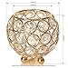 VINCIGANT Gold Decorative Candle Lantern/Tealight Candle Holders Bling Decorated Candy Bowls Dinning Room Office Table Centerpieces