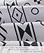 NTBAY 3 Pieces Duvet Cover Set, Printed Microfiber, Reversible Design, Queen, White/Black