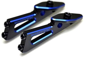 EXOTEK RACING LLC B6.3 7075 Wing Mounts 2 Color Ano. 1 Pair ETK2045 Electric Car/Truck Option Parts