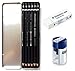 Lumograph Black Artist Wooden Lead Pencil - Box of 6 (8B 6B 4B 4B 2B 2B) in Metal Box- with Tub 2-Hole Sharpener and Free Eraser