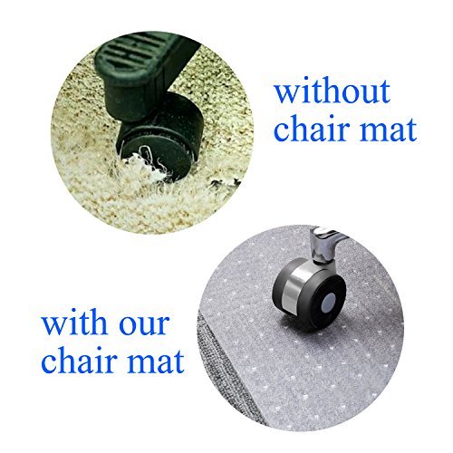 image for Office Chair Mat for Carpet Rug Floor by Somolux PVC Plastic Floor Mat