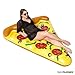 Luxury Inflatable Pizza Pool Float - Includes Pump - Giant Slice of Pizza Swimming Pool Raft