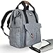 Baby Diaper Bag Backpack - Multi-Function - 4 Large Insulated Pockets For Bottles - Stroller Straps & Tote Design - Spacious Organizer & Laptop Pocket - Waterproof Linen - Cute For Women Manly For Men