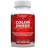 Colon Cleanse Detox Pills, Weight Loss Cleanser, 180 Capsules