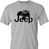 Jeep Rubicon Logo on a Sports Grey T Shirt