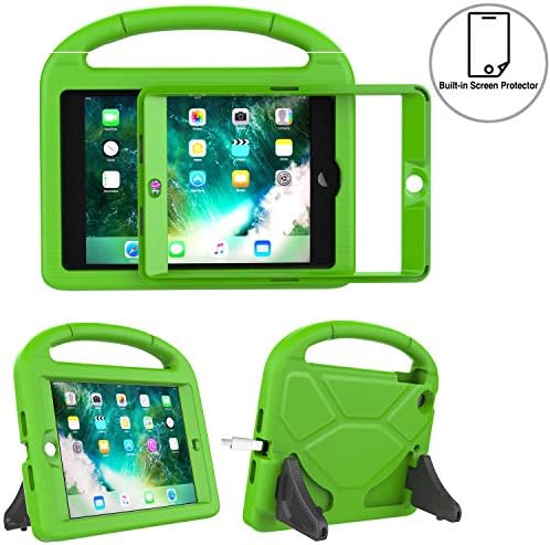 TIRIN Kids Case for iPad Mini 1 2 3 with Built-in Screen Protector, iPad Mini Case-Shockproof Lightweight Hard Cover Handle Stand Kids Case for iPad Mini 1st 2nd 3rd Generation Tablet - Green