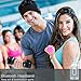 Mydeal Lightweight Bluetooth Headband with Wireless Headphone Headset Earphone Stereo Speakers Mic Hands Free for Gym Fitness Exercise Outdoor Sport,Compatible with Iphone Android Cell Phones - Black