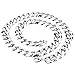 Mens Stainless Steel Silver Tone 7-40 inch 15MM Heavy Cuban Curb Link Chain Necklace Bracelet