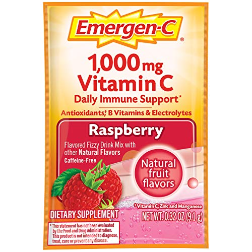 Emergen-C Raspberry Flavor Vitamin C Drink Mix, 30 Packets - Image 4