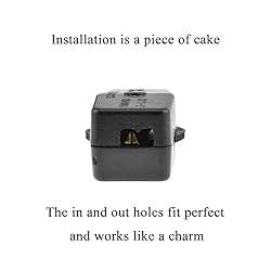 Hahiyo 3A 125V Inline Rotary Cord Switch Adjustable