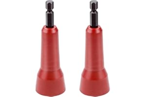 2 PCS Wire Nut Twister Tool with 1/4" Chuck Wire Nut Driver Wire Twisting Spinner Connector Socket Electrician Tools for Dril