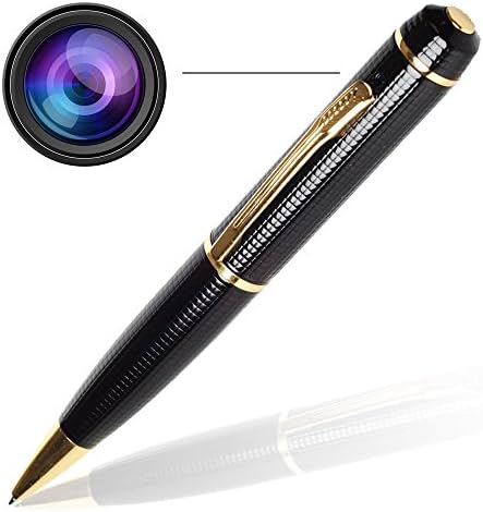 Tracksinc Secret 1080p Pen Camera video and audio hidden in a mini discreet pen - Use as Nanny Cam, pinhole camera, spy camera