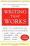 Writing That Works; How to Communicate Effectively In Business, Kenneth Roman, Joel Raphaelson, 0060956437