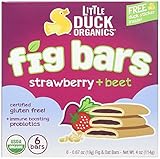 Little Duck Organics Fig Bars - Fig + Strawberry + Beet - 6ct/4.02 Ounce