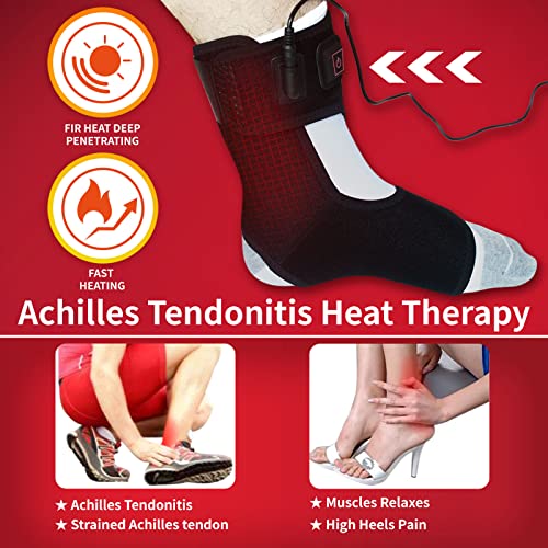 Creatrill Heated Achilles Tendonitis/Plantar Fasciitis Foot Ankle Wrap