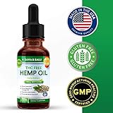 Hemp Oil for Pain Relief,Hemp Extract with 500 mg Helps with Anxiety, Chronic Pain, Sleep, Mood, Skin and Hair Utilizing Liquid Hemp Extract Oil Drops 1 Fl Oz (30 ml) by Sana&Salu