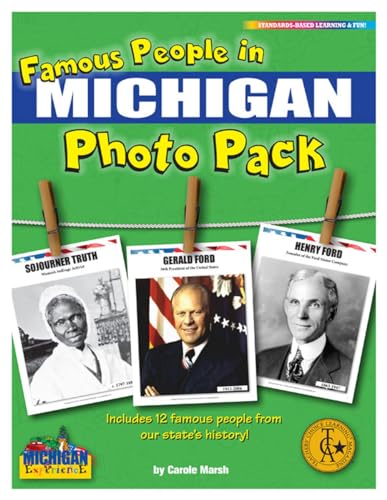 Famous People from Michigan Photo Pack (Michigan Experience)