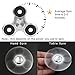 Vivahouse Fidget Spinner | Hand Spinner Stress and Anxiety Relief Toy | ADHD, Autism, ADD | Promotes Calming Clarity and Focus | Quiet, Spinning Aluminum Alloy Gadget | Pocket Size (Starlight Silver)