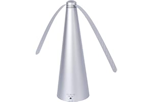 PIAOPIAONIU 1 Pcs Fly Fan for Outdoor Table Picnic Fly Fan and Food Fan Indoor Outdoor Meal for Party,Silver