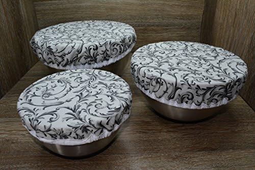 Eco-Friendly//Reusable//Bowl Covers//Set of 3//Shaded Slate