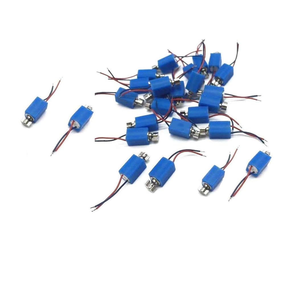 Photo 1 of YXQ DC 3V 3500RPM Pager Motor 4mm x 8mm Cell Phone Motor Micro Vibration Motors Drives Arbitrary Direction, 25Pcs