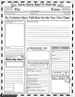Instant Personal Poster Sets Read All about Me: 30 Big Write-And-Read ...