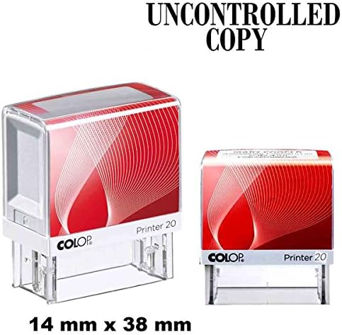 UNCONTROLLED COPY Self Inking Rubber Stamp Custom Colop Office Stationary