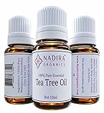 Essential Tea Tree Oil - 100% Pure, Premium Quality Melaleuca Alternifolia - Treats Skin Tags, Fungus and Acne - Great 10ml Travel Size Bottle!