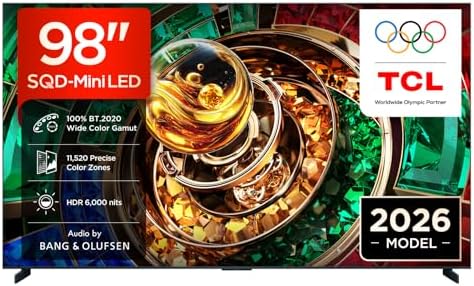 98RM9L – Smart TV RGB‑Mini LED 4K HDR10+ da 98", 6.000nit