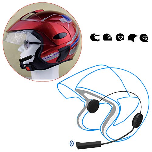 NeDonald Helmet Headset Speaker Accessory Bluetooth CSR Motorcycle Intercom Interphone - Thumbnail 3
