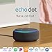 Echo Dot (3rd Gen) - Smart speaker with Alexa - Charcoal