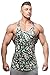 Jed North Bodybuilding Tank Top Gym Stringer Y-Back Muscle Racerback,Camo,Large