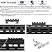 THEMONG yinat FENSICON M-Lok Picatinny Rail, 3-Slot 5-Slot 9-Slot Aluminum Picatinny Rails Section for M LOK Compatible Systems with 6 T-Nuts &