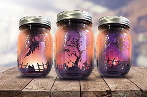 Centaurus AZ Mason Jars with Regular Mouth Canning Glass or Jar Lids-Air Tight Containers-16oz-Set of 6 Transparent Jars - Image 6