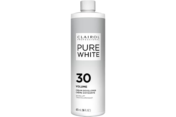Clairol Professional Pure White Hair Developers for Lightening & Grey Coverage