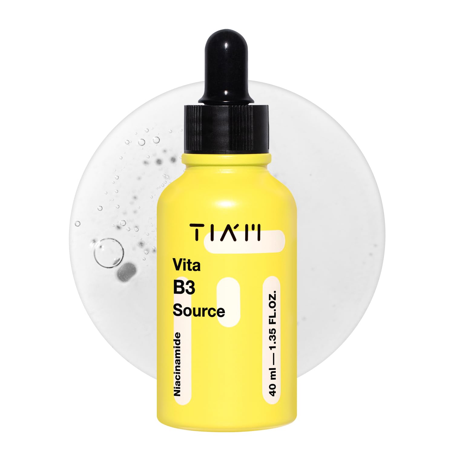 TIAM Vita B3 Source | Korean Skincare Serum w/Niacinamide & Alpha Arbutin | Face Moisturiser Niacinamide Serum | Skin Brightening Serum Face Care | Serums Skincare Products (Pack of 1, 1.35 Fl. oz.)