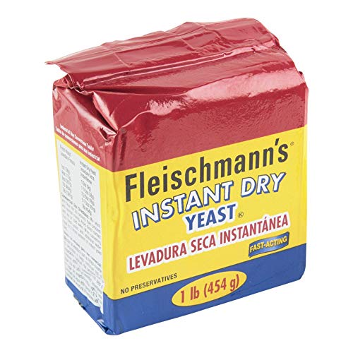 Fleischmann’s Yeast, Fleischmann’s Instant Dry Yeast, 16 Ounce 1 Pack