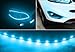 XT AUTO 8pcs 12V Super Bright 30cm 15 LED Flexible Waterproof LED Strip Light for Car Interior & Exterior Decoration DRL Day Running Light Or Boat Bus Garden