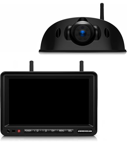 Voyager WVSXP43 Sistema Telecamere Wireless Per Veicoli. Monitor 4.3" + 1 Telecamera Posteriore. Visione Chiara E Senza Interferenze.
